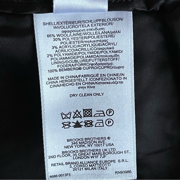 Brooks Brothers Tweed Wool Blend A-Line Skirt, Size 8 - Picture 9 of 9